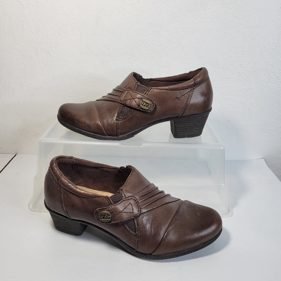 Womans Earth Origins Brown Short Bootie 2 inch heel Size 7.5 - Picture 4 of 10